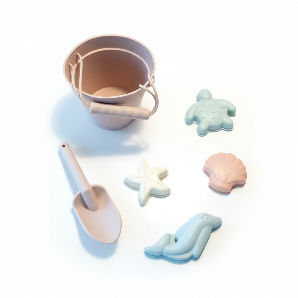 STRANDSÆT - SILIKONE (ROSA)